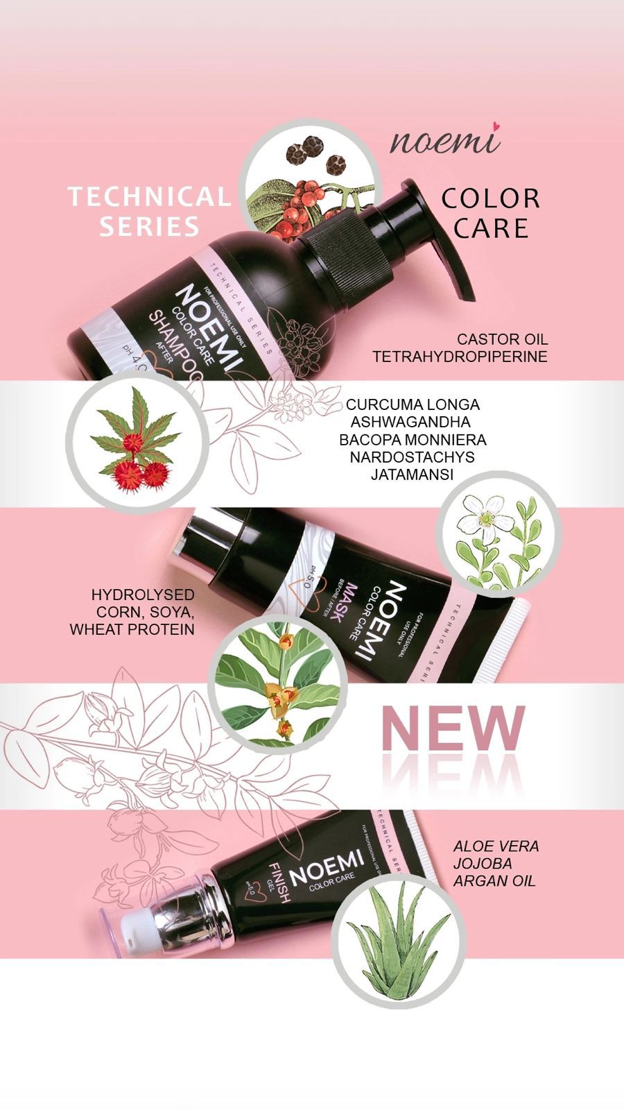 Gel Acabado Cuidado Del Color | Finish Gel Color Care Noemi 50 ml